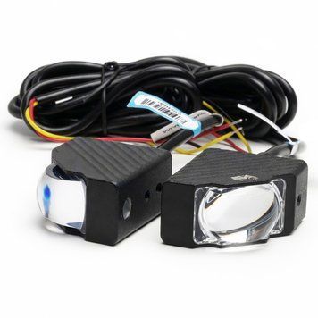 Угловые мини-линзы LG 2005Y дополнительный свет при повороте 12V Желтый 123970 фото