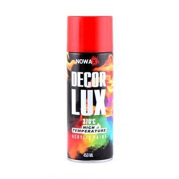 Акрилова високотемпературна фарба спрей фарба NOWAX (NX48040) 450 мл. 370&deg;C Червоний (RAL 3000) 42103 фото
