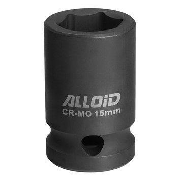 Головка торцева ударна 1/2" 6 гран. 15 мм Alloid GU-50115 124604 фото