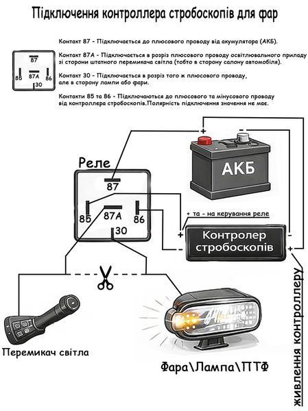 Стробоскоп контроллер Hyper Pulse на 4 фары с пультом управления 123738 фото