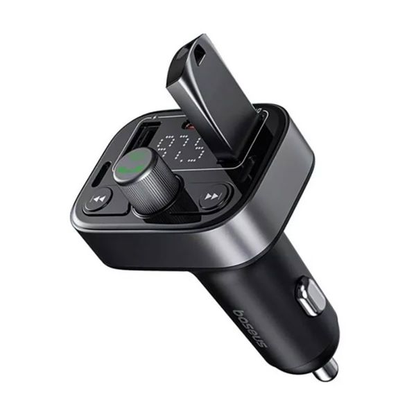 АЗУ с FM-трансмиттером Baseus S-09 Pro Series Car FM Transmitter BT5.3 PD-QC 18W 2.4A 109272 фото