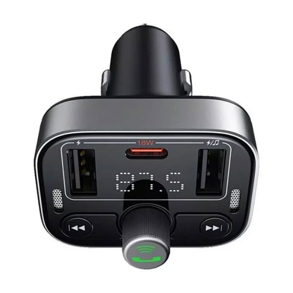 АЗУ с FM-трансмиттером Baseus S-09 Pro Series Car FM Transmitter BT5.3 PD-QC 18W 2.4A 109272 фото