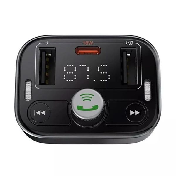 АЗУ с FM-трансмиттером Baseus S-09 Pro Series Car FM Transmitter BT5.3 PD-QC 18W 2.4A 109272 фото