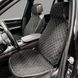 Накидки на сиденья Алькантара Audi Ромб высокие черные 109716 фото 1