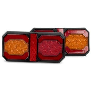 Ліхтарі задні світлодіодний DQTL-288 mini 20.5х10см 12V-24V (комплект 2шт.) 124355 фото