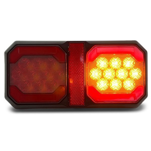 Ліхтарі задні світлодіодний DQTL-288 mini 20.5х10см 12V-24V (комплект 2шт.) 124355 фото