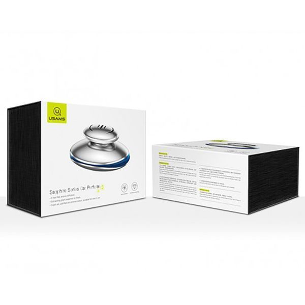 Ароматизатор для автомобіля USAMS Sapphire Car Perfume US-ZB042 Silver 105833 фото