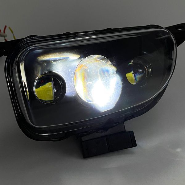 Протитуманні світлодіодні фари Volkswagen T4 M13W 60W + DRL 14W ближнє, біле світло (к-т 2шт) 123416 фото
