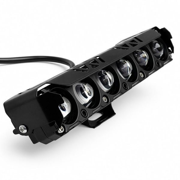 Фара діодна Лідер CB10 6LED 35/40W ближнє + дальнє світло W/W 12V (1 шт) 124743 фото