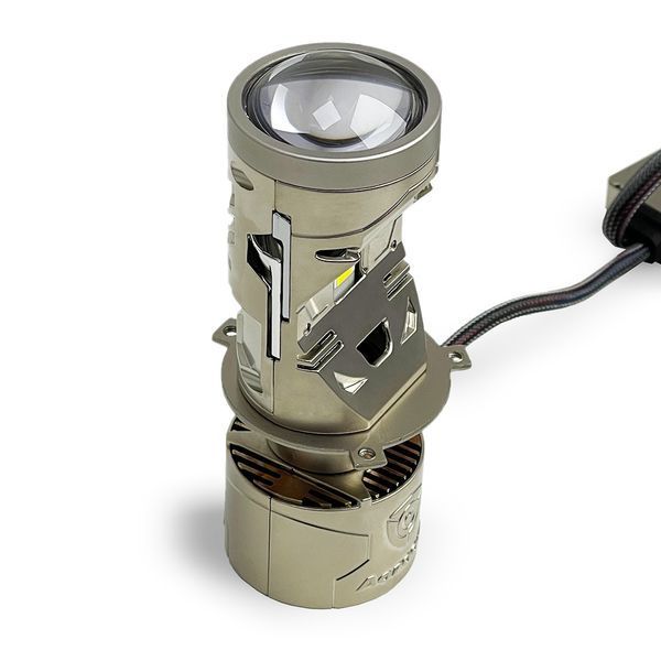 Автолампи світлодіодні Aozoom Bi-Led H4 Mini 50/80W 6000K 14000Lm Canbus 9-16V 123607 фото