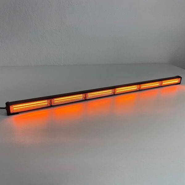 Стробоскоп COB LED 6 Section з пультом Жовте світло 12-24 (1 шт.) 123029 фото