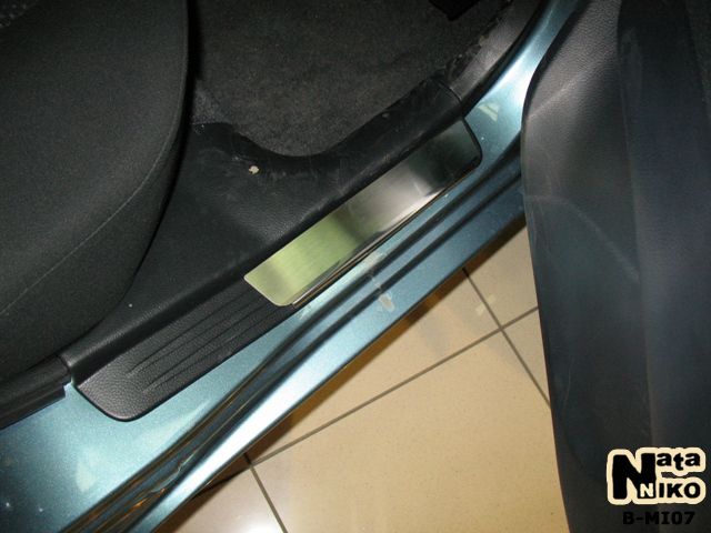 Накладки на пороги Mitsubishi Lancer IX 2000-2007 Nataniko Premium 20576 фото