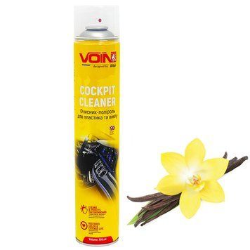Полироль для пластика и винила Voin Cockpit Cleaner - Sweet Vanilla 750мл. 122104 фото