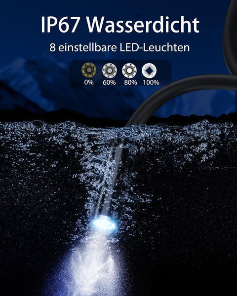 Эндоскоп Camera Dual Lens 4.3 IPS Screen 1080P HD (кабель 5м) 111291 фото