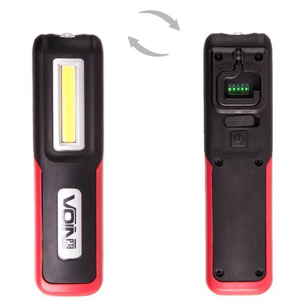 Переноска-ліхтар VOIN VL-99 3W-COB + 3W XPE 1200mAh (на магніті) 101355 фото