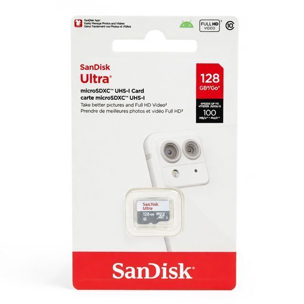 Карта пам'яті SanDisk 128GB microSDXC class 10 UHS-I Ultra (SDSQUNR-128G-GN3MN) 124060 фото