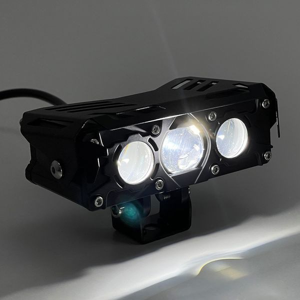Фары диодные противотуманные SoKill WL MT-10 Dual 40/55W ближний/дальн. + Red DRL 12-80V (2шт) 123658 фото