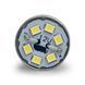 Світлодіодна автолампа P21W BA15S 6 SMD UA (без ковпачка) 12V Біла 56000 фото 2