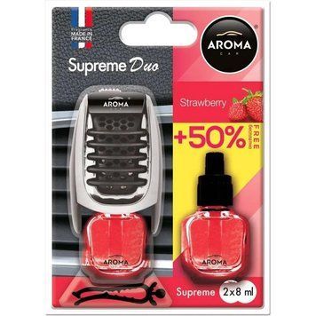 Ароматизатор Aroma Car Supereme Duo Slim 2x7мл - Strawberry 58441 фото