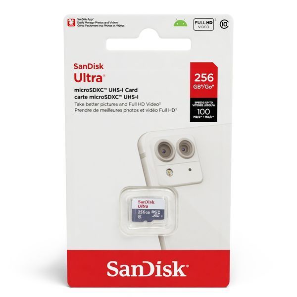 Карта пам'яті SanDisk 256GB microSDXC class 10 UHS-I Ultra (SDSQUNR-256G-GN3MN) 124061 фото
