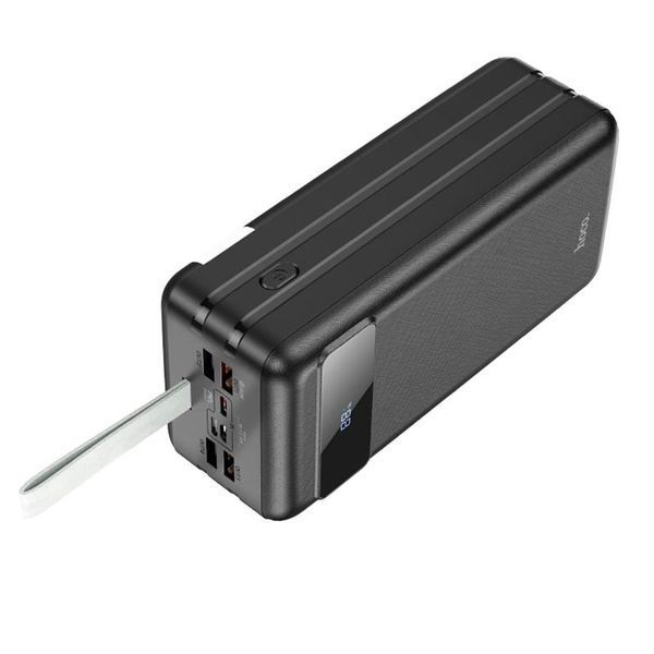 Повербанк Hoco Electric J86B 60000mAh 4USB Lightning 2Type-C 20W 5A PD-QC Black 124597 фото