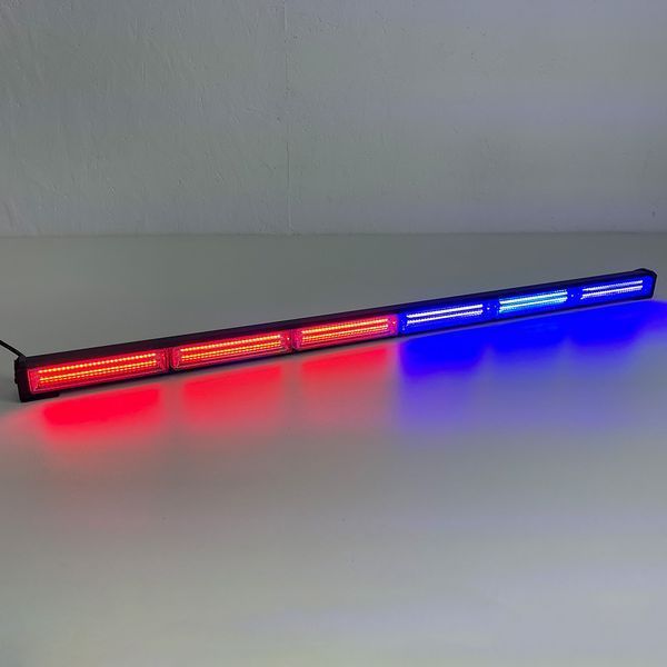 Стробоскоп COB LED 6 Section с пультом Красный-Синий свет 12-24 (1 шт.) 123030 фото