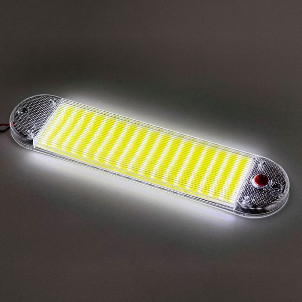 Підсвічування салону Interior Lights COB 14W 12V-80V 264x62мм белая 108 led 123608 фото