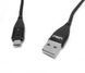 Кабель Voin 6101M LED Green USB - MicroUSB 3,0A 1м магнитный Black (VC-6101M BK) 91156 фото 2
