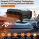 Тепловентилятор керамический Лидер R804 150W 12V Черный 108290 фото 2