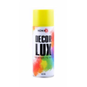 Акрилова фарба спрей фарба NOWAX (NX48020) 450 мл. Жовтий (RAL 1023) 42079 фото
