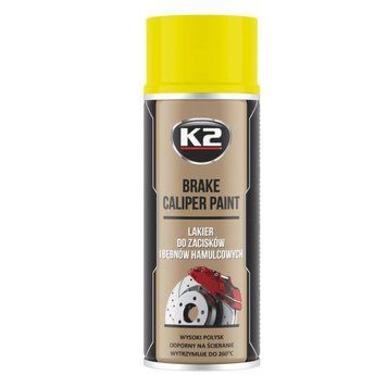 Фарба високотемпературна для супортів K2 Brake Caliper Paint Yellow 400ml 120163 фото