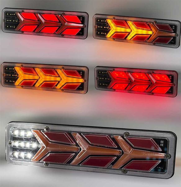 Ліхтарі задні світлодіодні Rear Lamp Lamborghini mini 12V 30х9 см (комплект 2шт.) 107673 фото