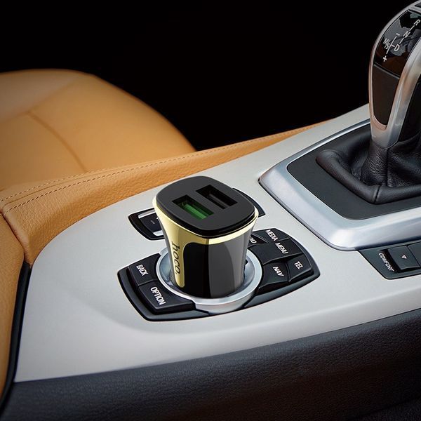 Автомобильное зарядное Hoco Z31 2USB, QC3.0, 3.4A, 18W (709790) 105194 фото