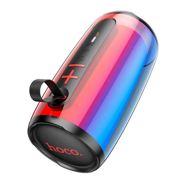 Портативная Bluetooth колонка Hoco Jumper colorful BT speaker HC18 TWS BT5.1 AUX FM TF USB 4H Black 107609 фото