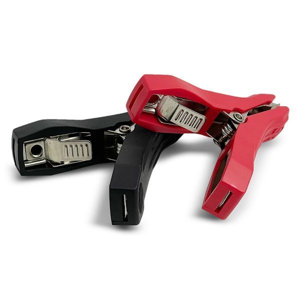 Затискачі для клем (крокодили) LJ-2 з фіксатором під клему 50А 12-24V 124012 фото
