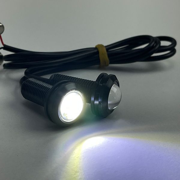 Болты крепления номера с подсветкой, ходовые огни Vitol AG-48639 18-COB 12V черный (2шт.) Белый 120278 фото