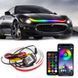 Подсветка капота с бегущим поворотом RGB Remote APP 120cm 12-24V 109266 фото 1