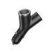 Автомобильное зарядное Baseus Y Type Dual USB+Cigarette Lighter Extended 3.4A 40W (CCALL-YX01) Black 103753 фото 3