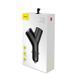 Автомобильное зарядное Baseus Y Type Dual USB+Cigarette Lighter Extended 3.4A 40W (CCALL-YX01) Black 103753 фото 9