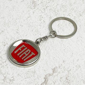 Автомобильный брелок Fiat односторонний 122526 фото