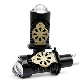 Світлодіодні Mini лінзи Yobis TJ-60 H4 40/60W Yellow + White16000Lm 9-36V (2 шт.) 124515 фото