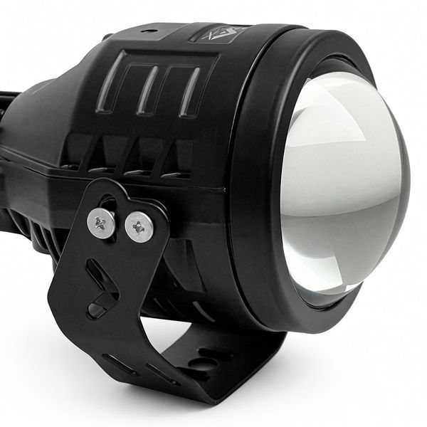 Протитуманні LED лінзи з азотною капсулою Universal A1 P-скоба 28/40W 8000Lm 3Color 12-24V (2шт) 124599 фото