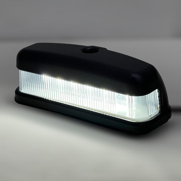 Подсветка номера PZD-0022 6LED 12-24V Черные (2 шт.) 110907 фото