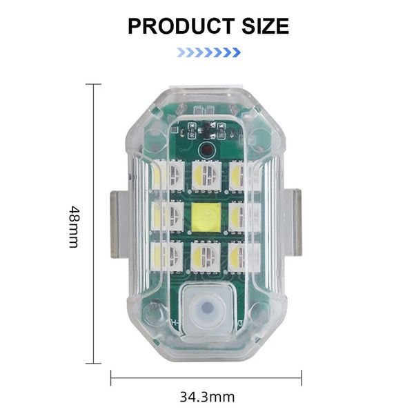 Стробоскопы с пультом M3 Strobe Light RGB (4 шт) 109380 фото