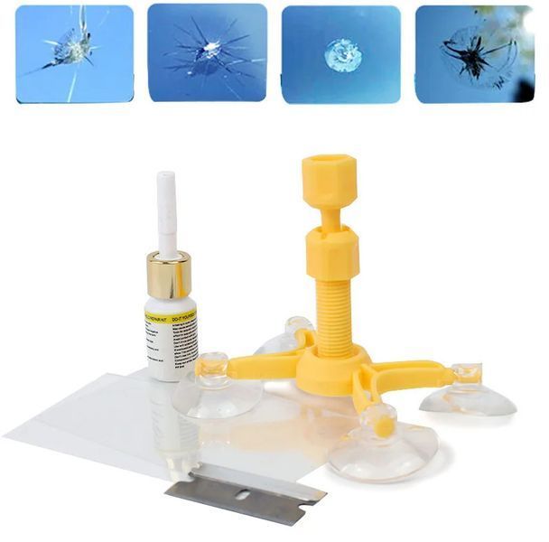 Набір для ремонту лобового скла Sunroz Windshield Repair Kit 3ml 94643 фото