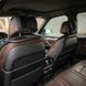 Накидки на сидіння Алькантара Lux VIP (1+1) смуга (з підголівниками) Чорні 124241 фото 4