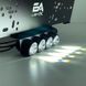 Рамка під номер із чотирма лінзами EALightX TXCJ-30А 120W функція стробоскопа + пульт 12V Білий 124543 фото 8