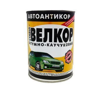 Мастика Velvana Велкор Бітумно-каучукова 0.8кг. 75080 фото