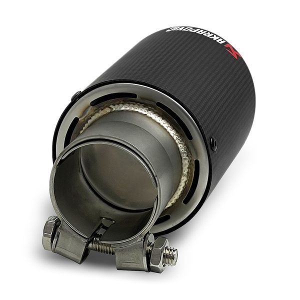 Насадка глушителя Akrapovic АК54-89 Одинарная (JB) carbon 85865 фото