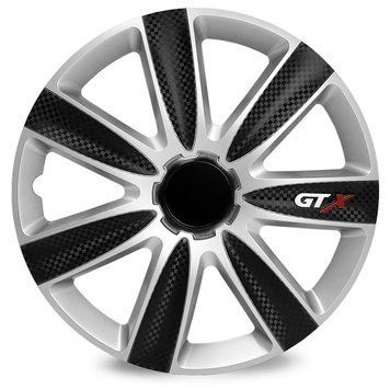 Ковпаки колісні Elegant GTX carbon - Black Silver R14 123989 фото